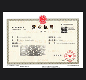 營業(yè)執(zhí)照正副本原件